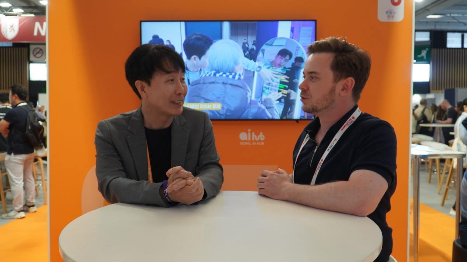 Kim Hyunwoo de la Seoul Business Agency au pavillon Séoul de VivaTech 2026