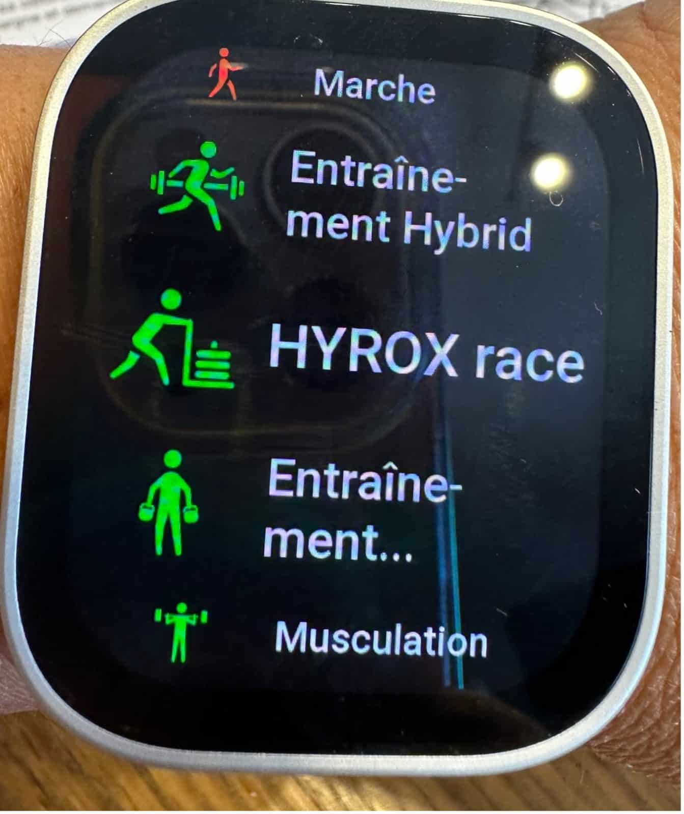 Amazfit Bip Max menu sport 2