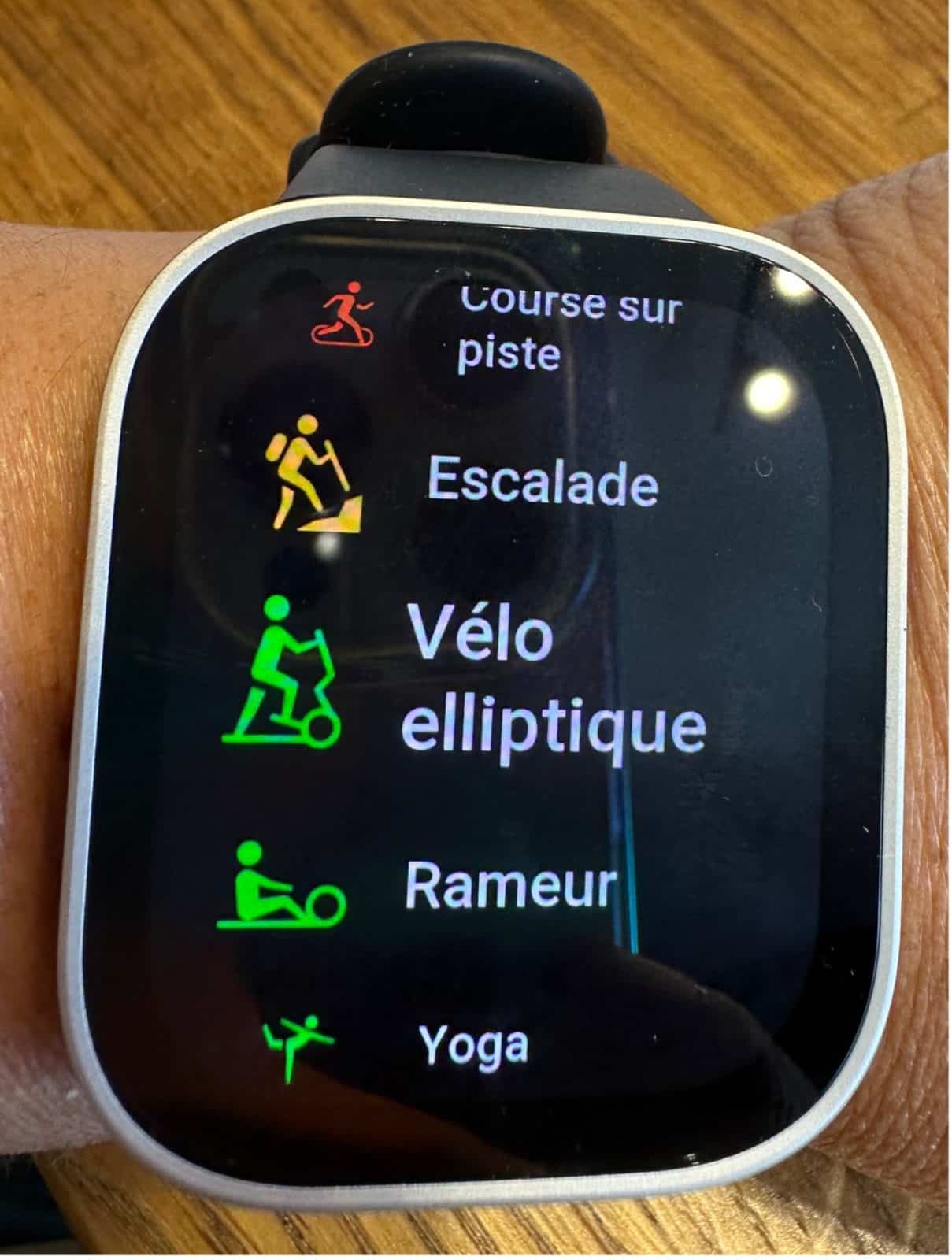 Amazfit Bip Max menu sport 3