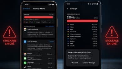 stockage sature smartphone