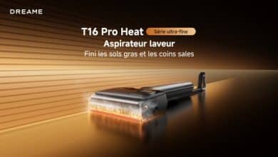 Le Dreame T16 Pro Heat est désormais disponible : un aspirateur laveur ultra-fin conçu pour éliminer les saletés les plus tenaces grâce au nettoyage à l’eau chaude