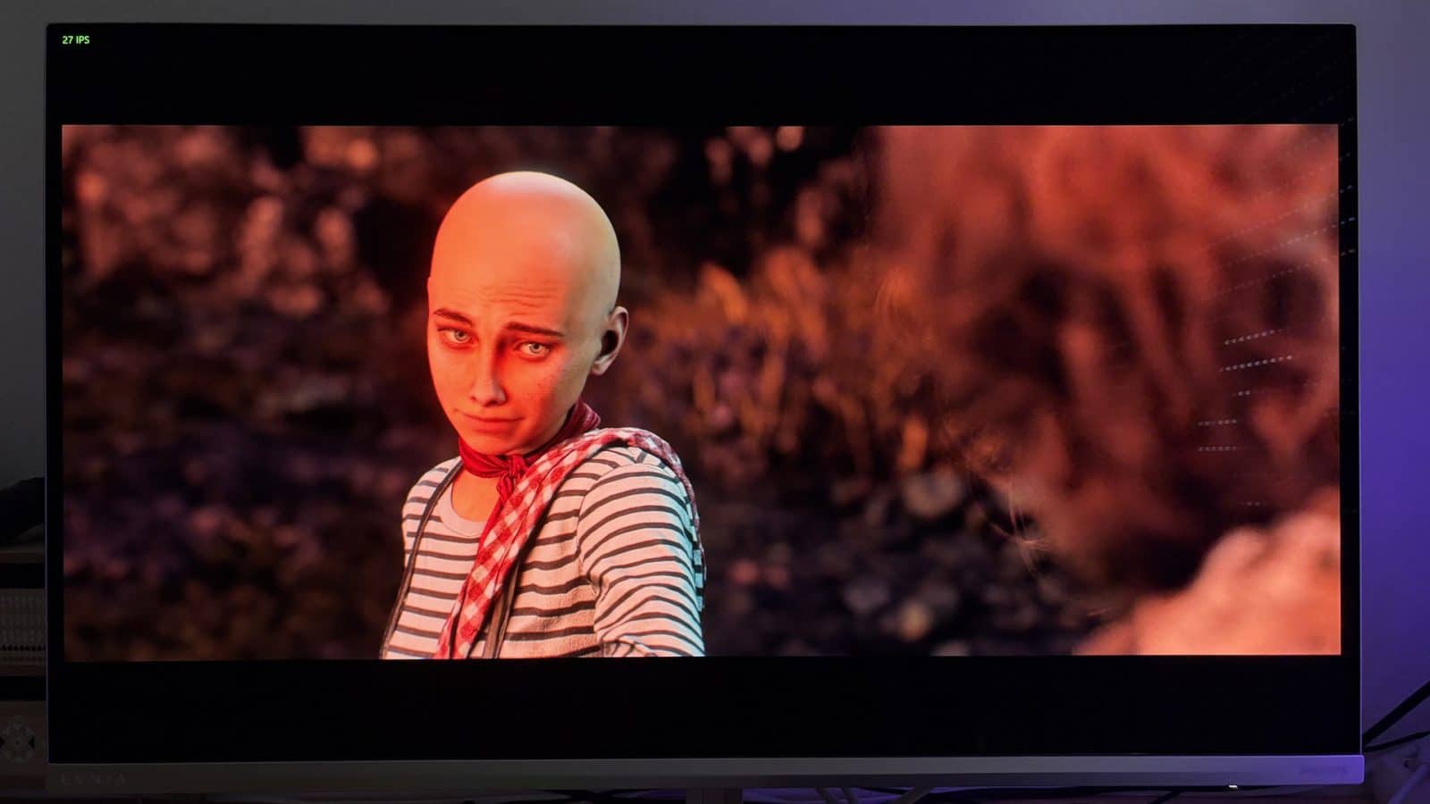 Test de l'écran philips sur Clair Obscur en 4K