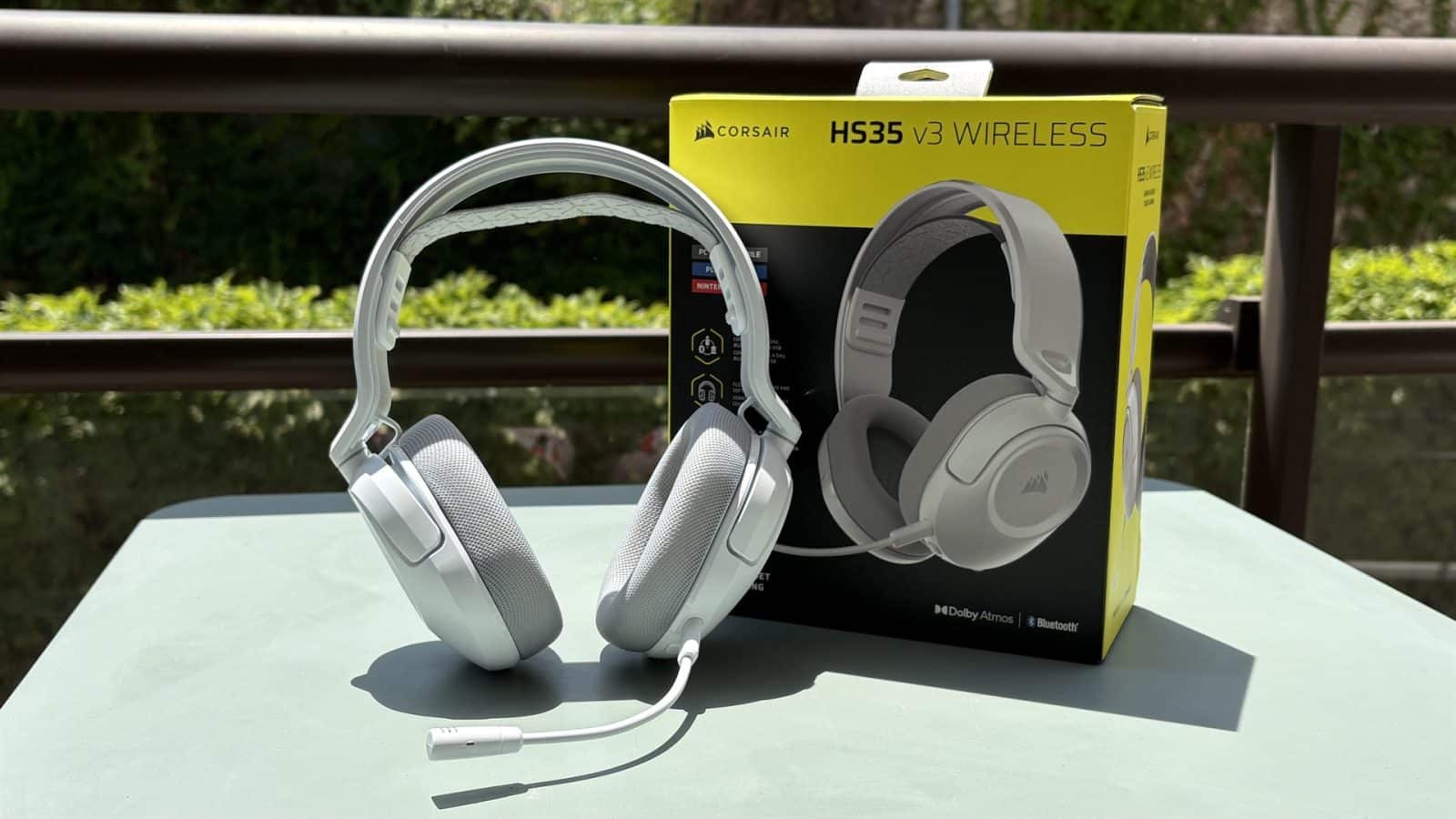 Corsair HS35 v3 Wireless et sa boite