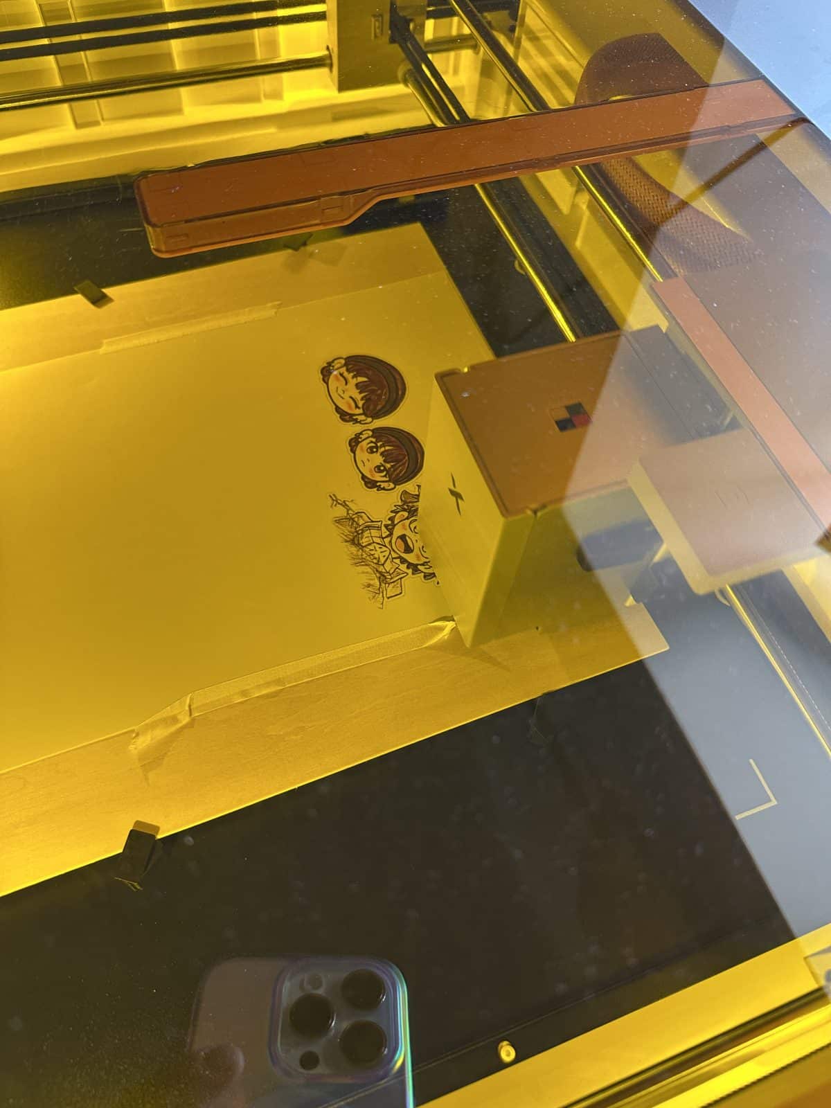 Impression des autocollants xTool M2
