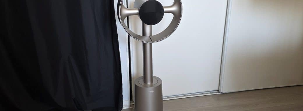 Ventilateur sans pales Dreame MF10 monté et posé au sol