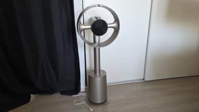 Ventilateur sans pales Dreame MF10 monté et posé au sol