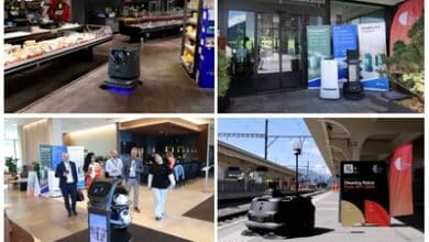 Pudu Robotics présente ses robots intelligents lors du Davos Tech Summit 2026.