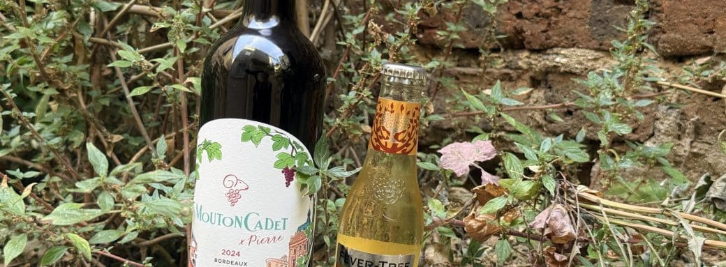 Bouteille de Mouton Cadet Rouge x Pierre pour préparer un Bordeaux Mule