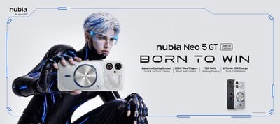 Le nubia Neo 5 GT propose un refroidissement inédit pour des sessions gaming optimales.