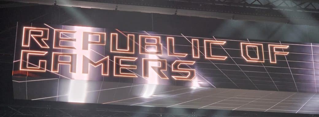La scène Republic of Gamers lors de la keynote ROG à la Gamescom 2026