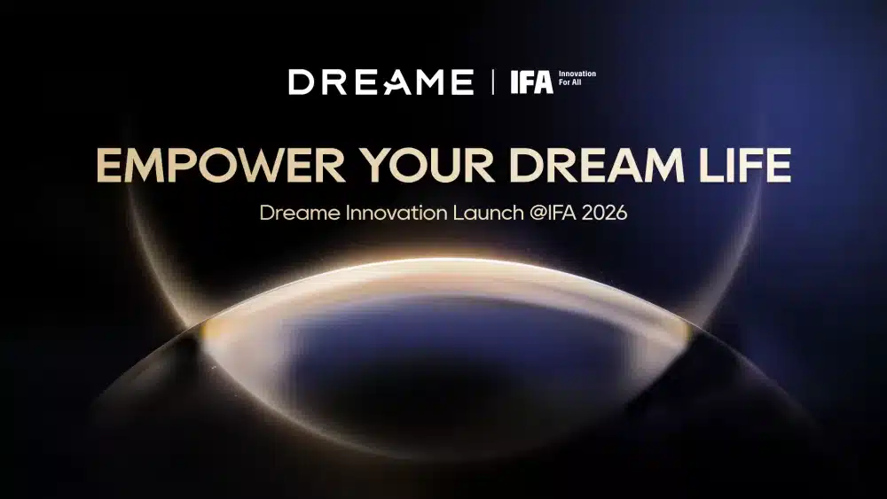 Dreame IFA 2026 : visuel officiel de la conférence de presse Dreame Innovation Launch
