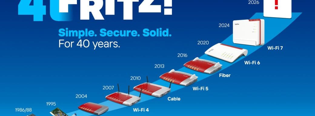 FRITZ! fete ses 40 ans