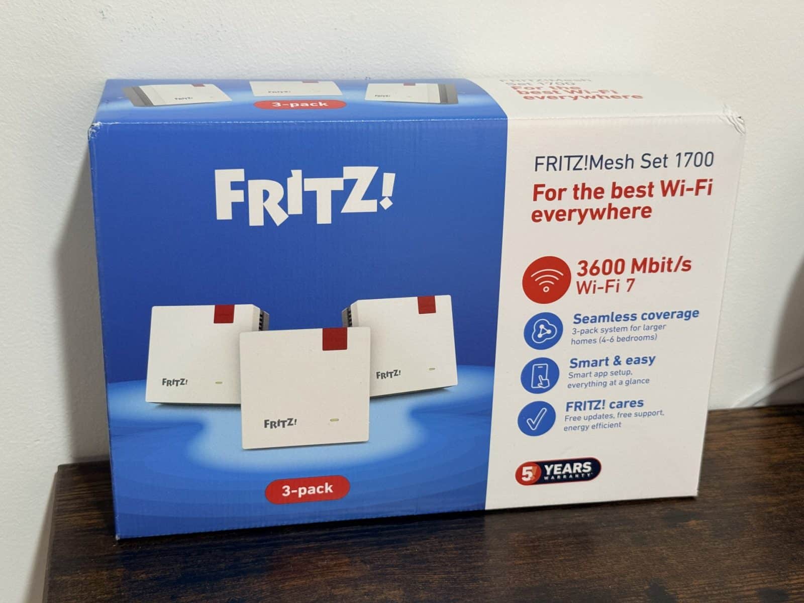 Boîte du FRITZ!Mesh Set 1700 Wi-Fi 7