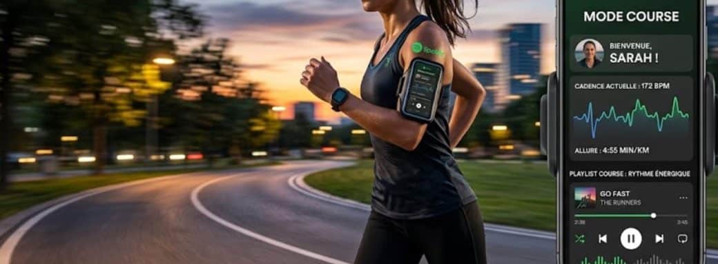 spotify running mode