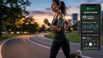 spotify running mode