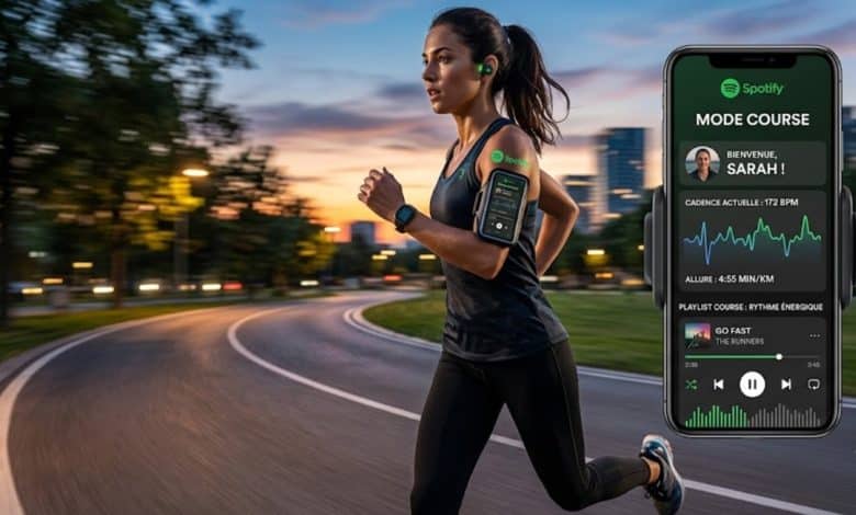 spotify running mode