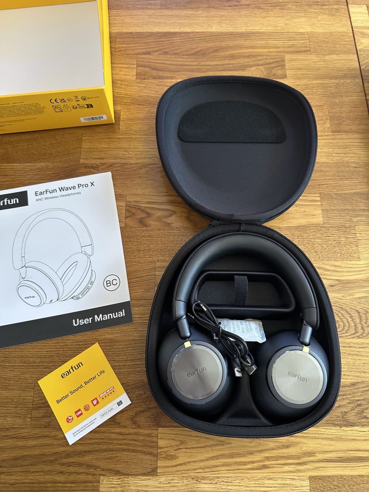 unobxing 3 EarFun Wave Pro X