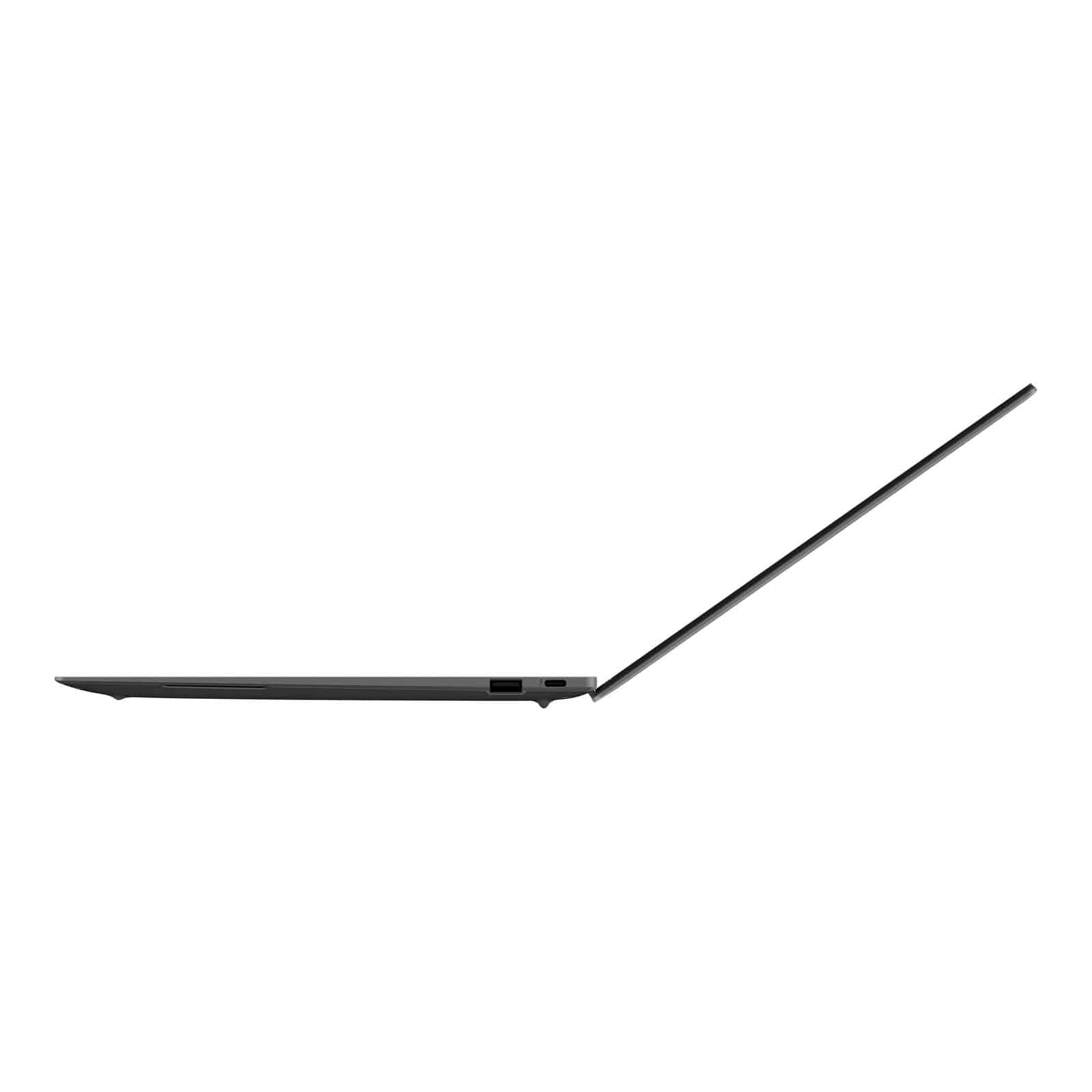 Le profil très fin de l'ASUS Googlebook 14 posé fermé