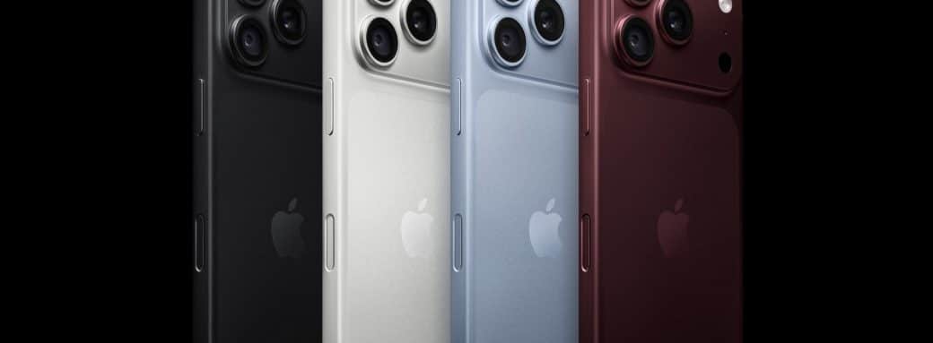 Les quatre coloris de l'iPhone 18 Pro, dont la hausse de prix relance la reprise d'iPhone 17