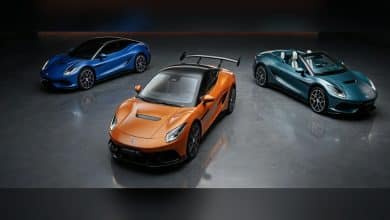 DENZA Z en versions Coupé, Racing et Spider, la supercar électrique présentée à Chantilly Arts & Elegance 2026