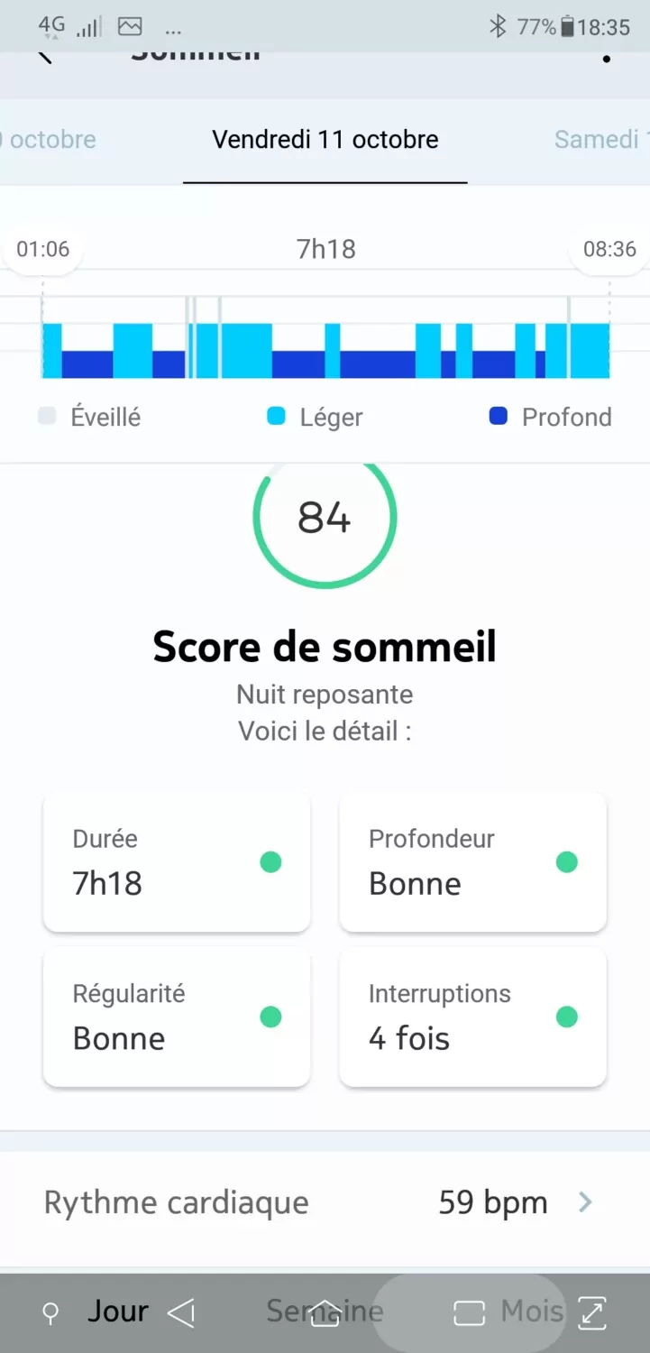 Screenshot Withing Health Mate "class =" wp-image-103637 "width =" 361 "height =" 750 "srcset =" https://lecafedugeek.com/wp-content/webp-express/webp-images/doc-root /wp-content/uploads/2019/10/Screenshot_20191020-183532-721x1500.jpg.webp 721w, https://lecafedugeek.fr/wp-content/webp-express/webp-images/doc-root/wp-content/ uploads / 2019/10 / Screenshot_20191020-183532-337x700.jpg.webp 337w, https://lecafedugeek.fr/wp-content/webp-express/webp-images/doc-root/wp-content/uploads/2019/10 /Screenshot_20191020-183532-24x50.jpg.webp 24w, https://lecafedugeek.fr/wp-content/webp-express/webp-images/doc-root/wp-content/uploads/2019/10/Screenshot_20191020-183532- 850x1768.jpg.webp 850w, https://lecafedugeek.fr/wp-content/webp-express/webp-images/doc-root/wp-content/uploads/2019/10/Screenshot_20191020-183532-380x790.jpg.webp 380w, https://lecafedugeek.fr/wp-content/webp-express/webp-images/doc-root/wp-content/uploads/2019/10/Screenshot_20191020-183532-250x520.jpg.webp 250w, https: / /lecafedugeek.fr/wp-content/w ebp-express / webp-images / doc-root / wp-content / uploads / 2019/10 / Screenshot_20191020-183532.jpg.webp 962w "sizes =" (max-width: 361px) 100vw, 361px